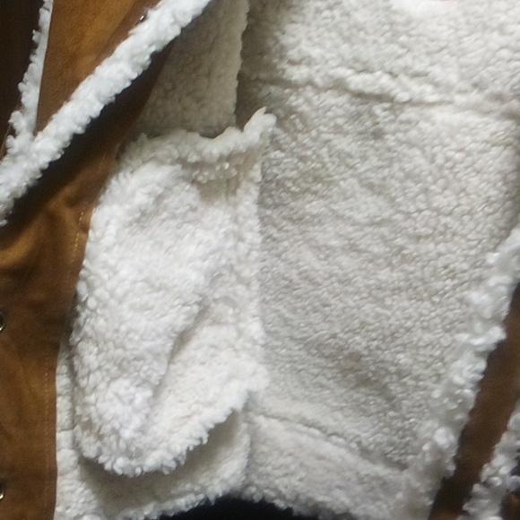 NWT Free People We The Free Vegan Exchange Shearling Jacket - Picture 13 of 15